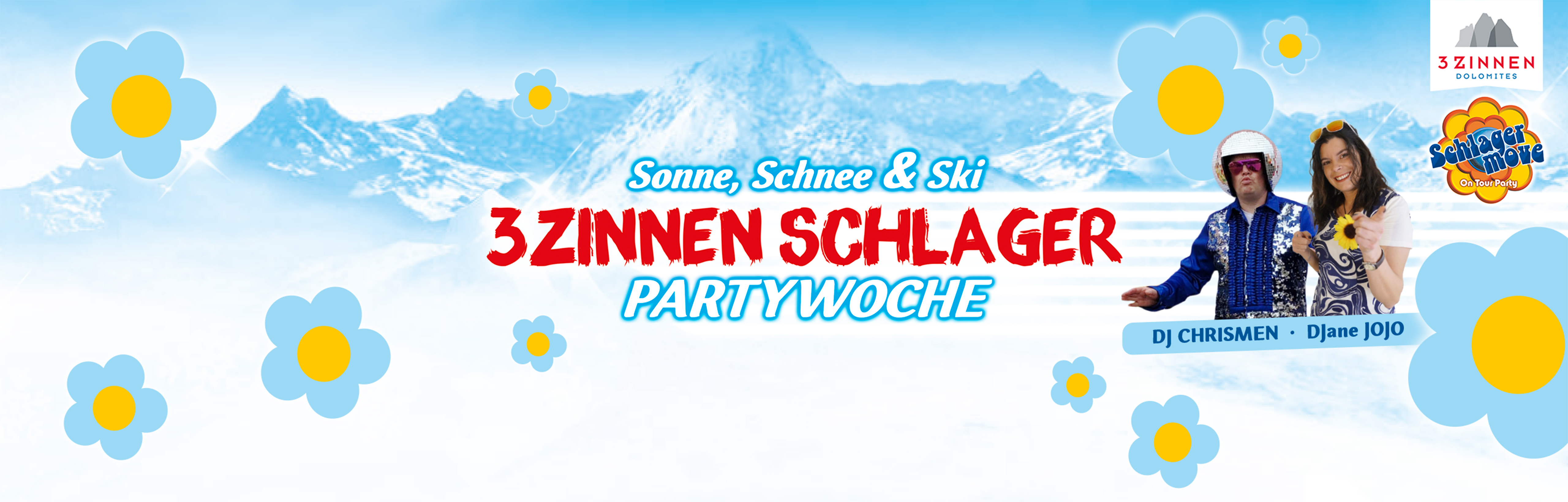 3 Zinnen Schlager Partywoche Dolomiten, Südtirol